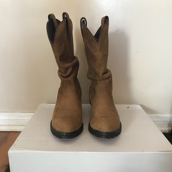 7.5 women’s brown cowboy boots - Picture 2 of 4